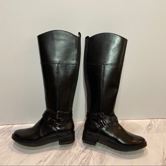 New! Bandolino Jiman Tall Black Riding Boot 6M - Picture 7 of 15